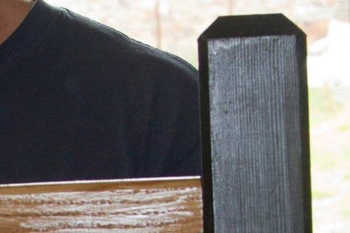 Painted Softwood Post - 4