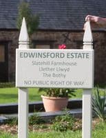 Painted Wooden Entrance Signs on Posts | The Sign Maker Shop