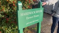 Painted Wooden Entrance Signs on Posts | The Sign Maker Shop