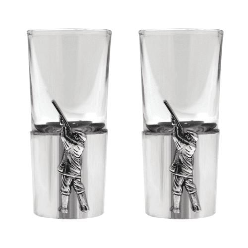 Pair of Shotgun Shot Glasses- Individually Boxed