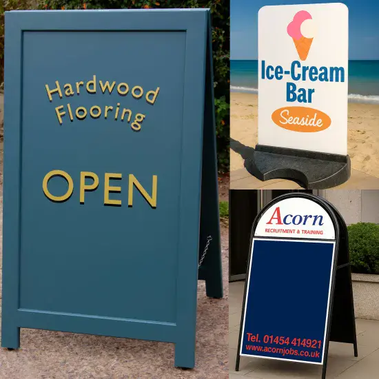 Pavement Signs and  A-Boards