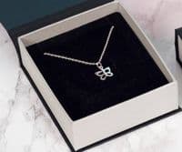 Personalised Butterfly Heart Necklace | The Sign Maker Shop
