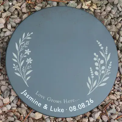 Personalised Engraved Slate Pot Stands – Weddings, Celebrations & Events