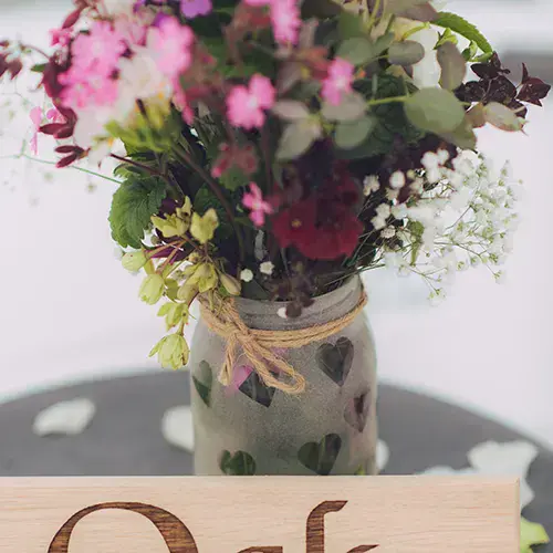 Personalised Frosted Glass Jars