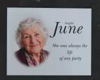 Personalised Photo Memorial Plaques | The Sign Maker