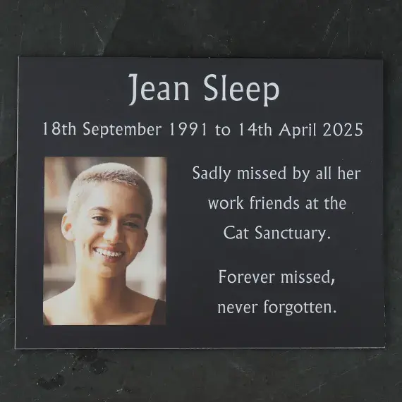 Personalised Photo Memorial Plaques | The Sign Maker