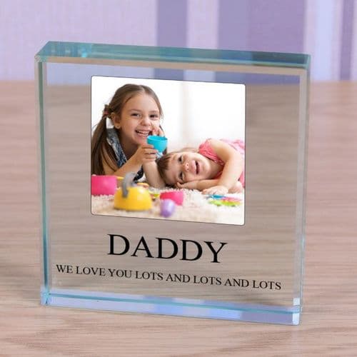 Personalised Glass Photo Block | The Sign Maker Shop