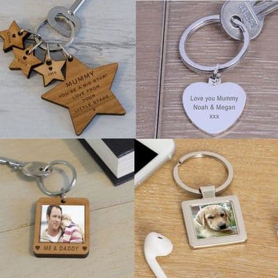 Personalised Keyrings