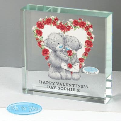 Personalised -  Me to You  -  Valentines Day  Crystal Token