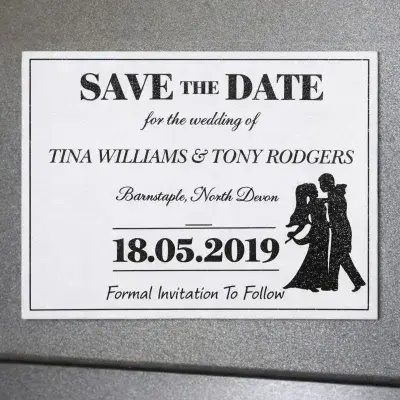 Personalised Save the Date Fridge Magnets