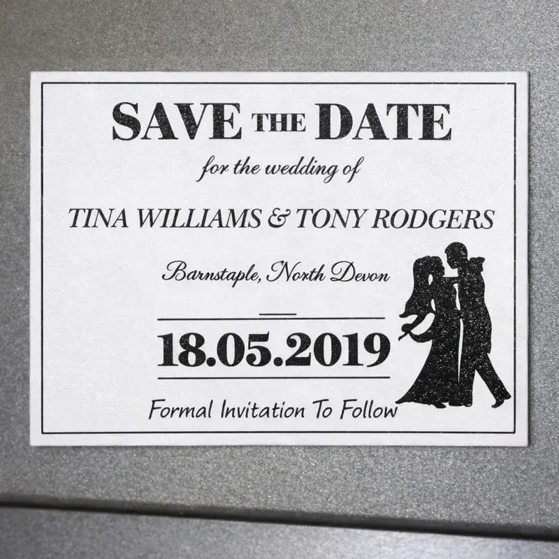 Personalised Save the Date Fridge Magnets