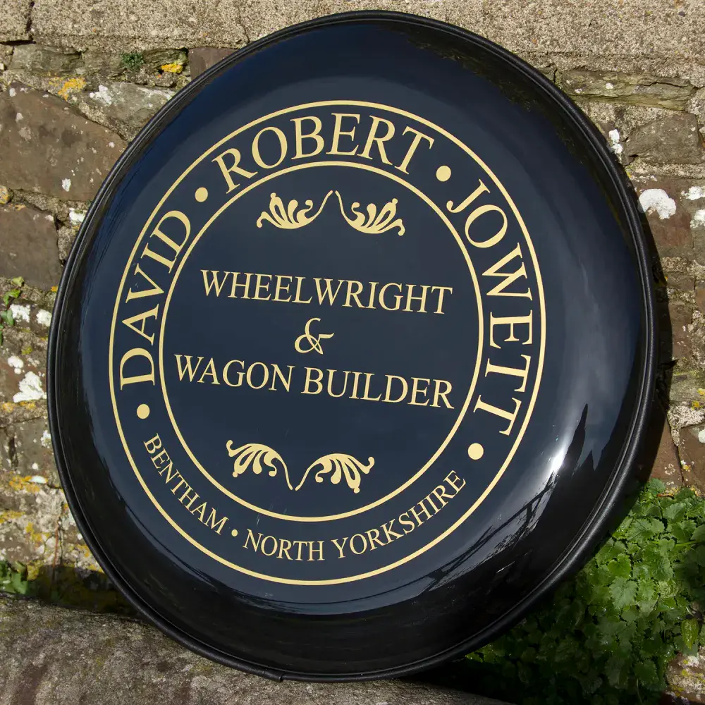 Personalised Spare Wheelcover with Cut Vinyl Lettering