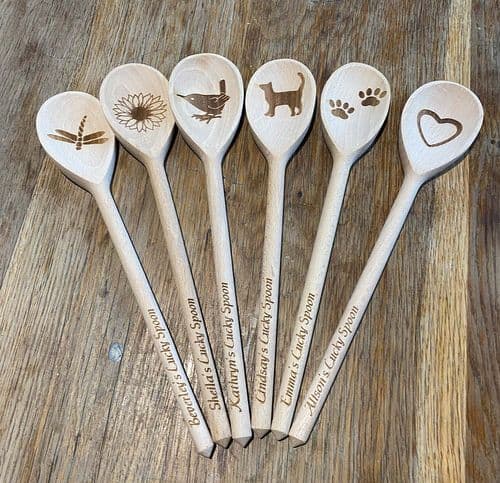 Personalised Wooden Spoons | The Sign Maker Shop
