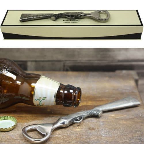 Pewter Shotgun Bottle Opener