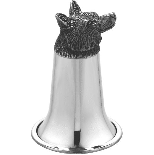 Pewter Stirrup Cup - Fox Head