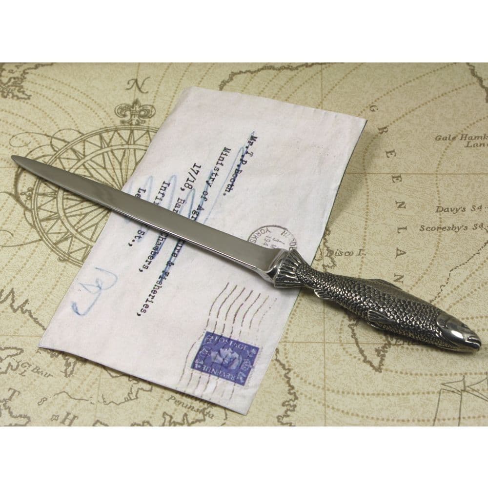 Pewter Trout Letter Opener