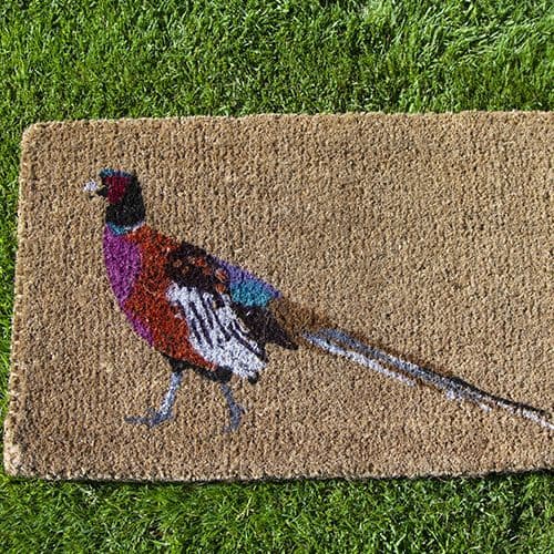 Pheasant Doormat - Coir | The Sign Maker Shop
