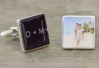 Photo & Initials Cufflinks