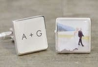 Photo & Initials Cufflinks