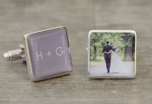 Photo & Initials Cufflinks