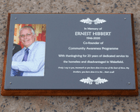 Photo Inset into Stone-Like Memorial Plaques | The Sign Maker Shop