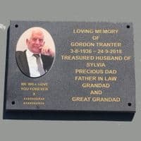 Photo Inset into Stone-Like Memorial Plaques | The Sign Maker Shop