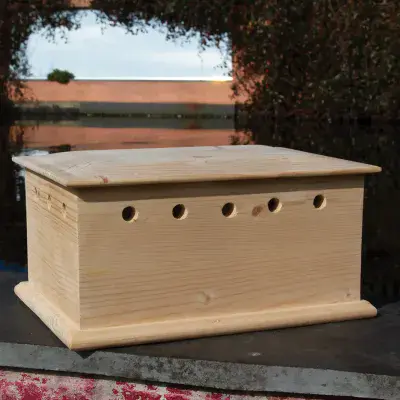 Pine Ash Casket for Burial at Sea