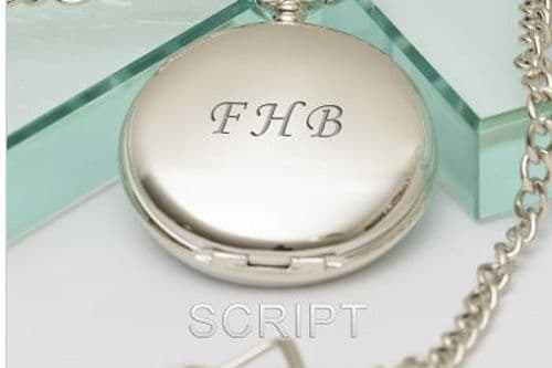Pocket Watch - Initials