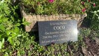 Small Black Granite Memorial Tablet | The Sign Maker Shop
