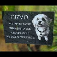 Small Black Granite Memorial Tablet | The Sign Maker Shop
