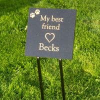 Small Black Granite Memorial Tablet | The Sign Maker Shop
