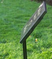 Small Black Granite Memorial Tablet | The Sign Maker Shop
