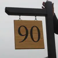 Painted Post with Arm & Fixings | The Sign Maker Shop