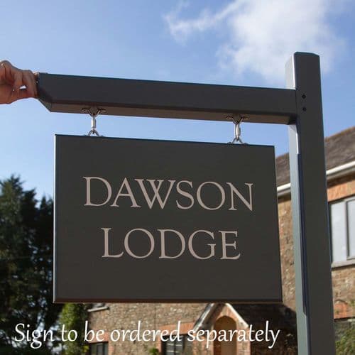 Painted Post with Arm & Fixings | The Sign Maker Shop