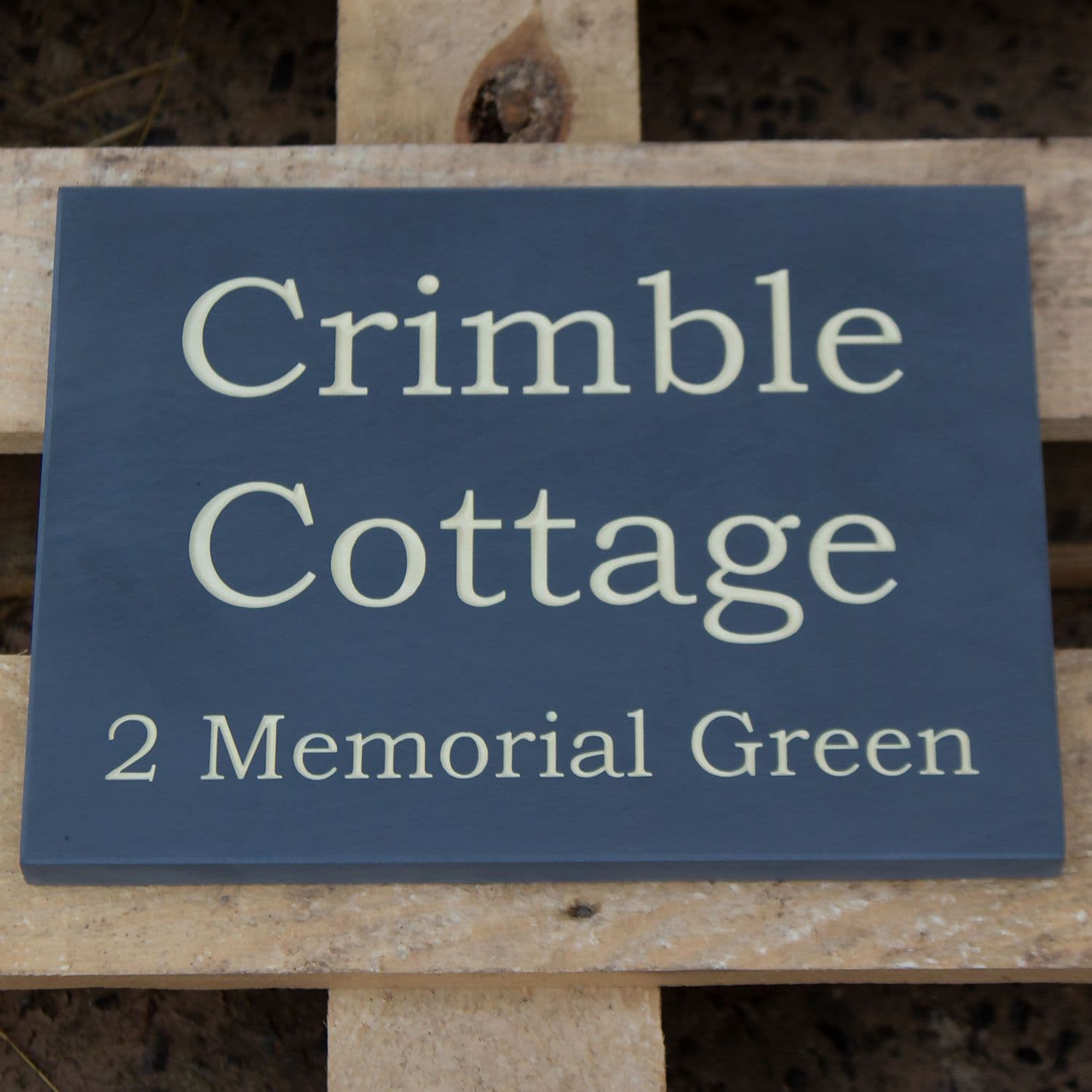 Premium Welsh Blue Slate Signs 20mm The Sign Maker Shop