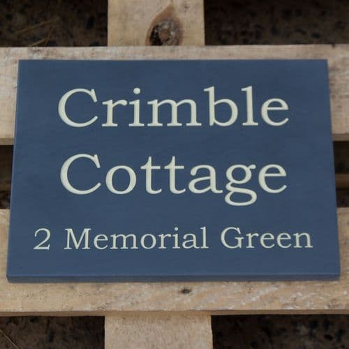 Premium Welsh Blue Slate Signs - 20mm | The Sign Maker Shop
