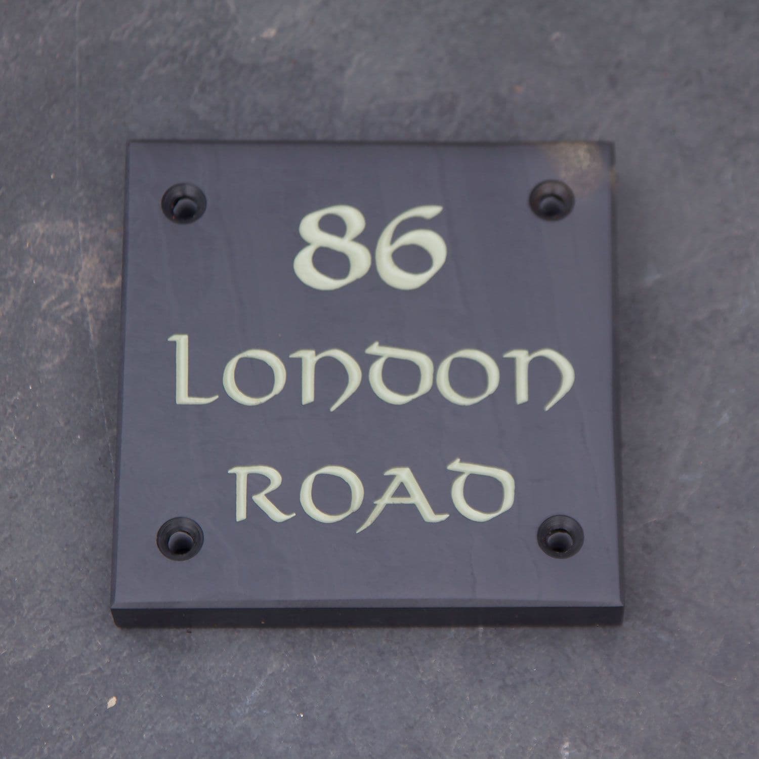 Premium Welsh Blue Slate Signs 20mm The Sign Maker Shop