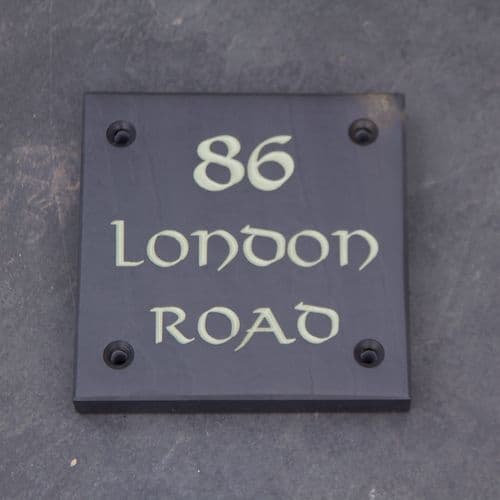 Premium Welsh Blue Slate Signs - 20mm | The Sign Maker Shop