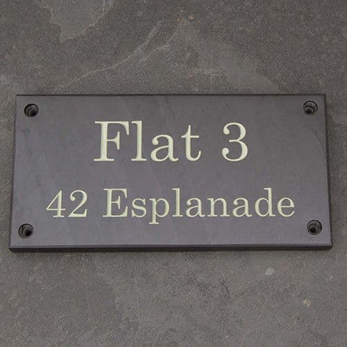 Premium Welsh Blue Slate Signs - 20mm | The Sign Maker Shop