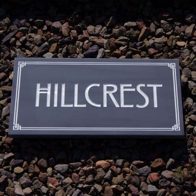 Premium Welsh  Blue Slate 20mm Thick  -  Slate Signs
