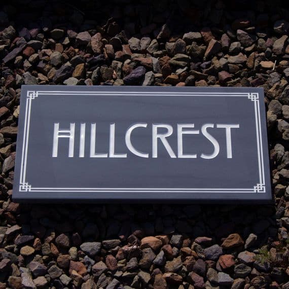 Premium Welsh Blue Slate Signs - 20mm | The Sign Maker Shop