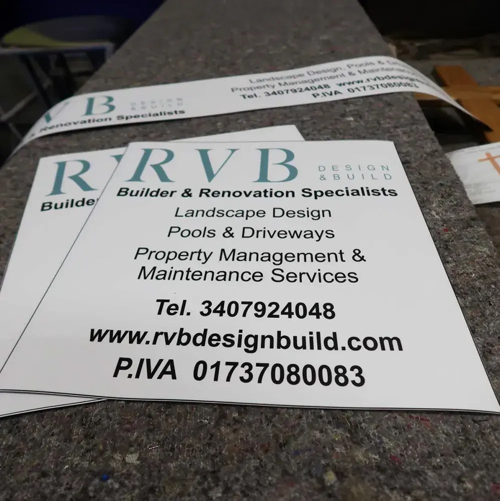 Printed Magnetic Signs - Laminated