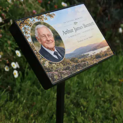 Printed Oak Plaque in Display Mount