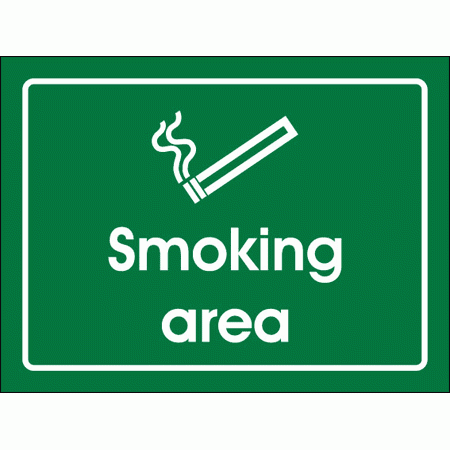 Prohibition Sign - Smoking Area (4197)