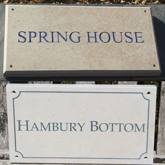 Purbeck Stone Signs and Memorials | The Sign Maker Shop