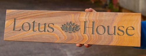 Beautiful Rainbow Sandstone House Signs | The Sign Maker Shop