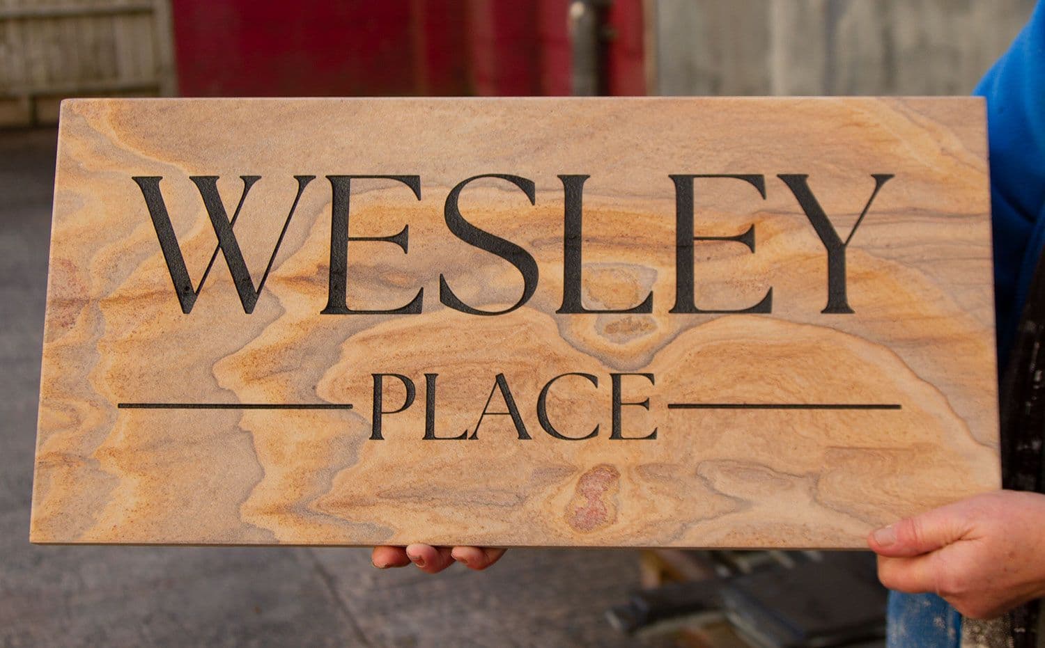 Beautiful Rainbow Sandstone House Signs The Sign Maker Shop