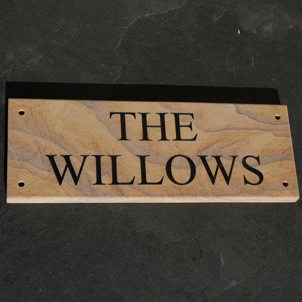 Rainbow Sandstone House Signs