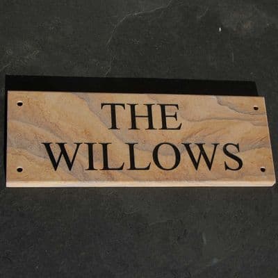 Rainbow Sandstone House Signs