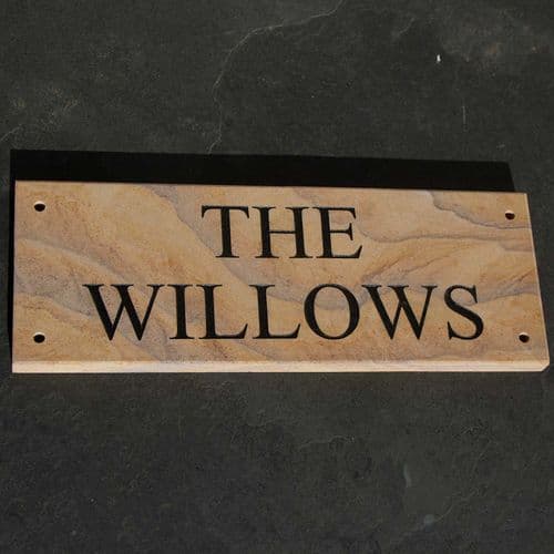 Beautiful Rainbow Sandstone House Signs | The Sign Maker Shop